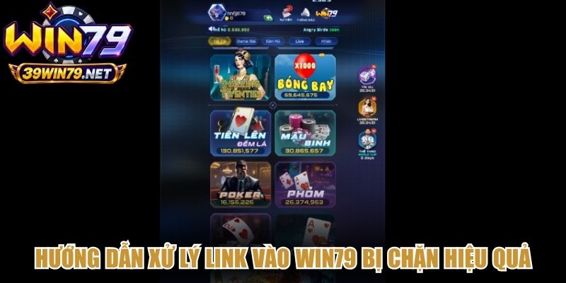 Hướng dẫn xử lý link vào Win79 bị chặn hiệu quả
